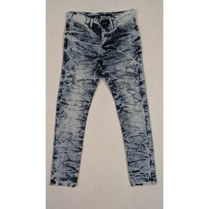 SOUTHPOLE Womens Skinny Jeans 30x30 Blue Acid Wash Distressed